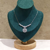 Imperial Silver Set Antique Necklace