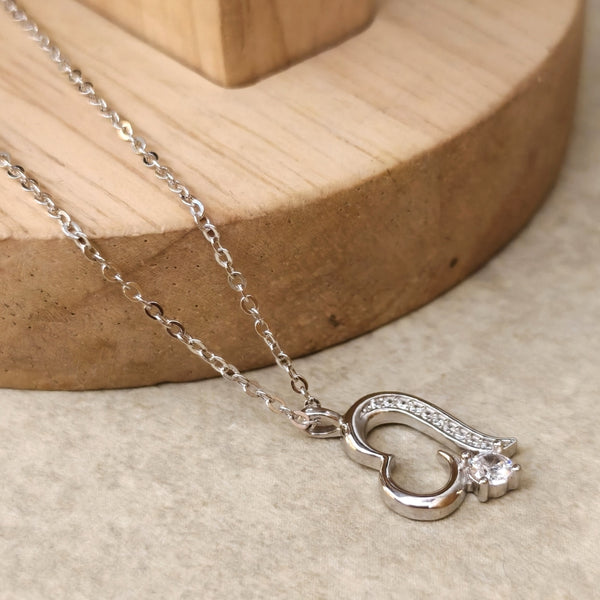 Eternal Silver Heart Antique Jewellery