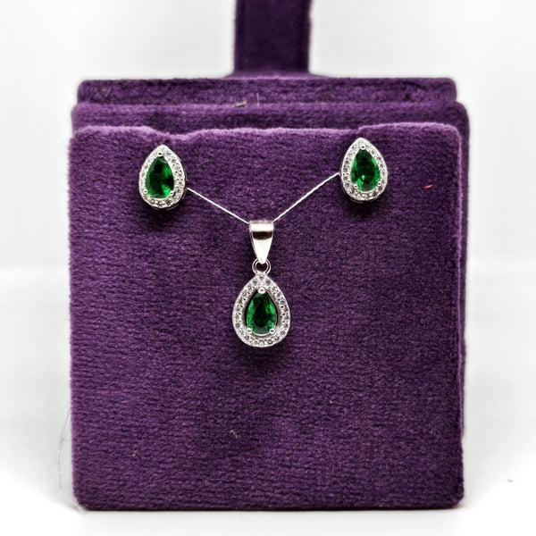 Royal Pendant Grace Silver Set