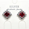 Vintage Silver Charm Earrings Pendent Set