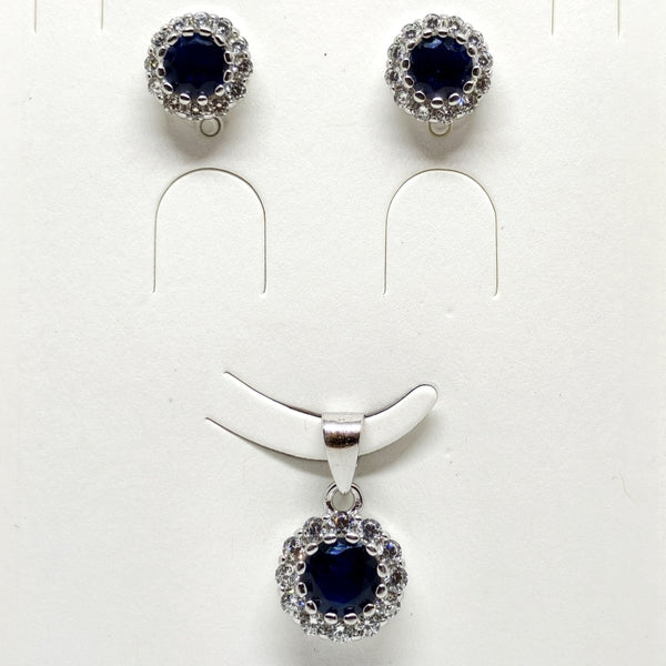 Heritage Pendant Silver Set