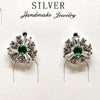 Classic Antique Silver Earring Pendent Duo
