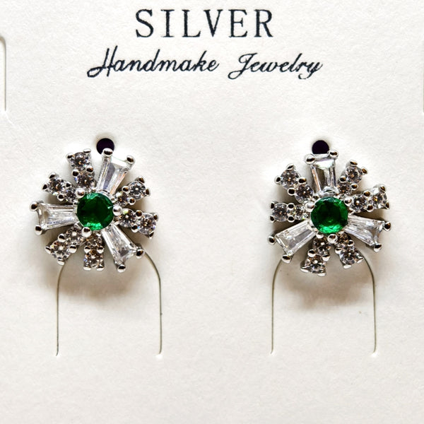 Classic Antique Silver Earring Pendent Duo