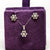 Imperial Silver Charm Earrings Pendent Set