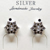 Imperial Silver Charm Earrings Pendent Set