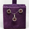 Classic Antique Silver Earrings Pendent Duo