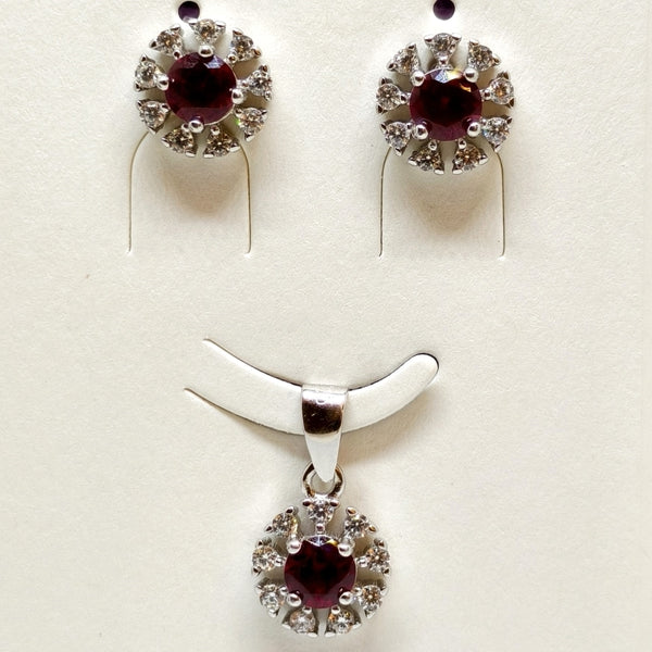 Classic Antique Silver Earrings Pendent Duo