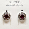 Classic Antique Silver Earrings Pendent Duo