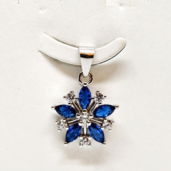 Silver Elegance Earrings Pendent Set