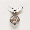 Antique Blossom Silver Earring Pendent Duo