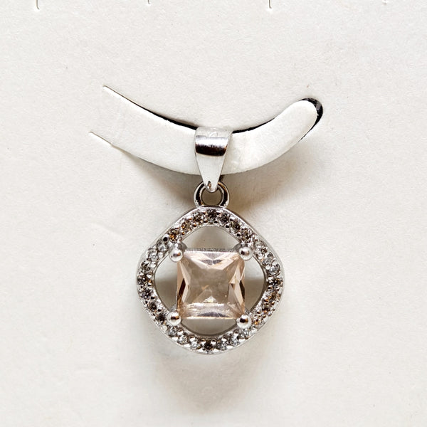 Antique Blossom Silver Earring Pendent Duo