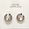 Luna Glow Silver Earrings