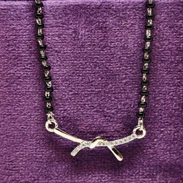 Timeless Love Silver Mangalsutra