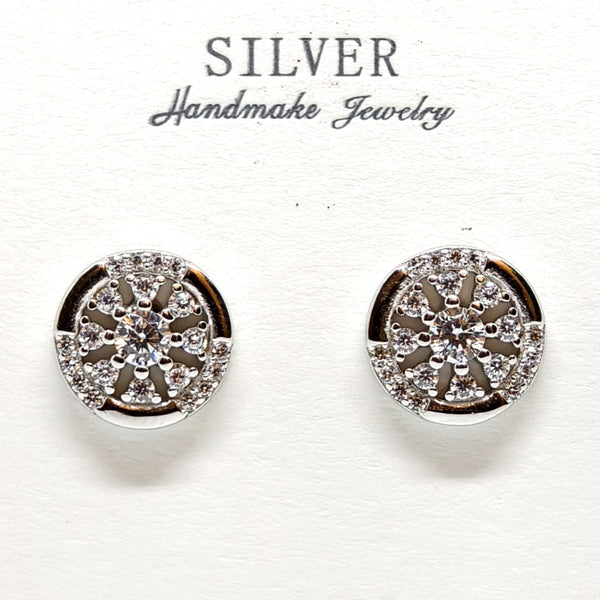 Celeste Glow Silver Earrings