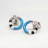 Luna Drop Silver Earrings