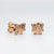 Nova Rosé Spark Studs Silver Earrings