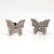 Aurora Butterfly Shine Silver Earrings