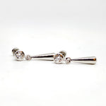 Velora Spark Silver Earrings