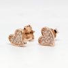 Ivora Blush Charm Silver Earrings