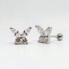 Celeste Butterfly Glow Silver Earrings