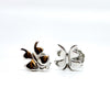 Luna Butterfly Drop Silver Earrings