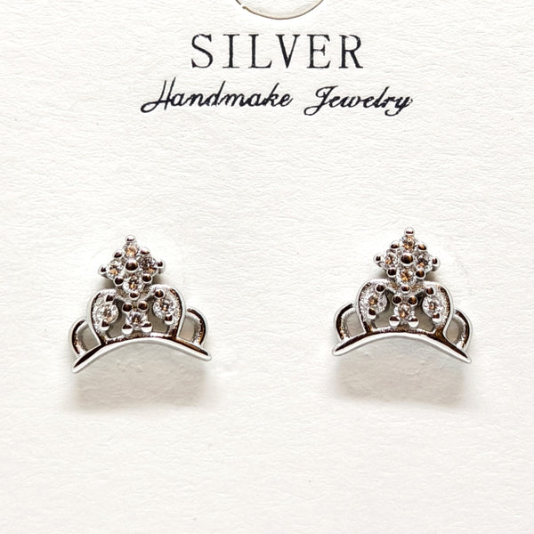 Velora Spark Silver Earrings