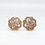 Serenity Rosé Drop Silver Earrings