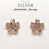 Zyra Rosé Luxe Silver Earrings