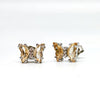 Elysian Butterfly Curve Silver Earrings