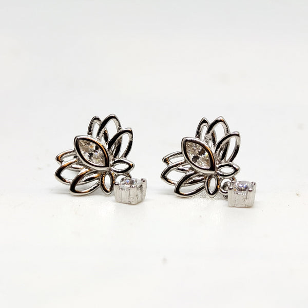 Mystique Spark Silver Earrings
