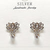 Mystique Spark Silver Earrings