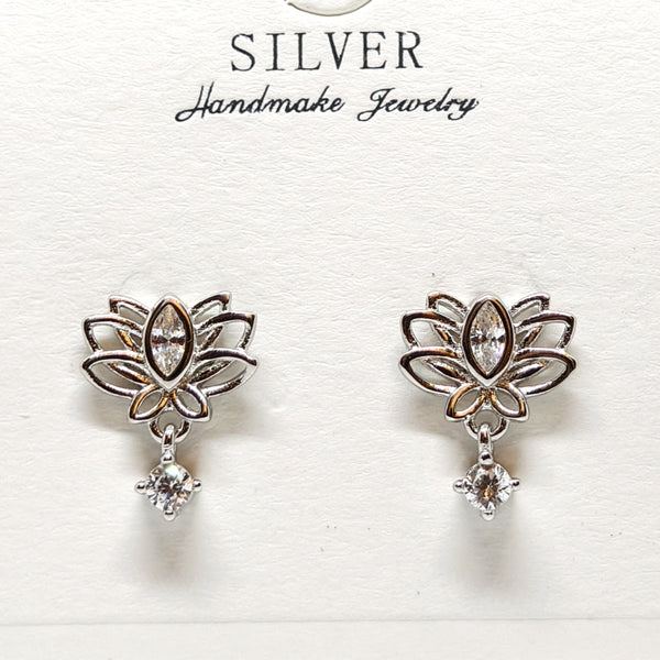 Mystique Spark Silver Earrings
