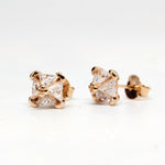 Stella Rosé Dazzle Silver Earrings