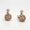 Nerina Rosé Flow Silver Earrings