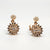 Nerina Rosé Flow Silver Earrings