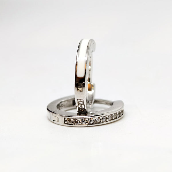 Aurora Woven Basket Silver Earrings