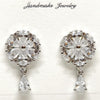 Classic Pearl Drop Silver Earrings