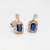 Blush Pearl Rose Gold Silver Earrings