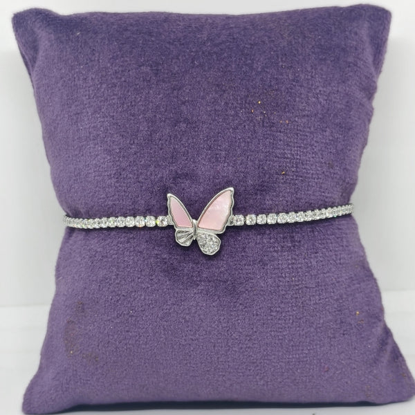 Butterfly Bliss Silver Bracelet