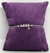 Dainty Beaded Sterling Silver Bracelet