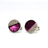 Classic Floral Sterling Silver Stud Earrings