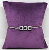 Diamond Touch Silver Bracelet