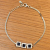 Diamond Touch Silver Bracelet