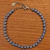 Blue Evil Eye Silver Bracelet