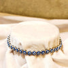 Blue Evil Eye Silver Bracelet