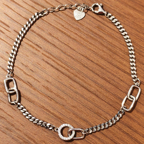 Daisy Bloom Silver Bracelet