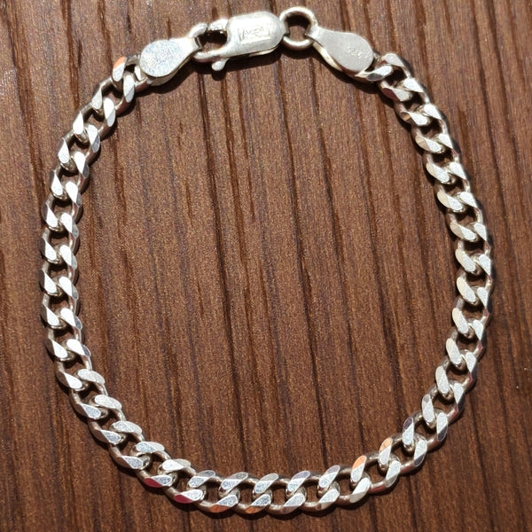 Ocean Wave Silver Bracelet