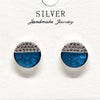 Crescent Moon Sterling Silver Earrings