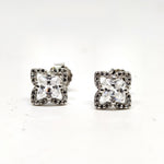 Modern Geometric Sterling Silver Earrings