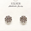 Minimalist Round Sterling Silver Studs